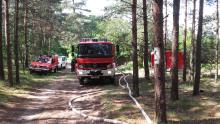 Ćwiczenia Państwowej Straży Pożarnej w Leśnictwie Nadkanale